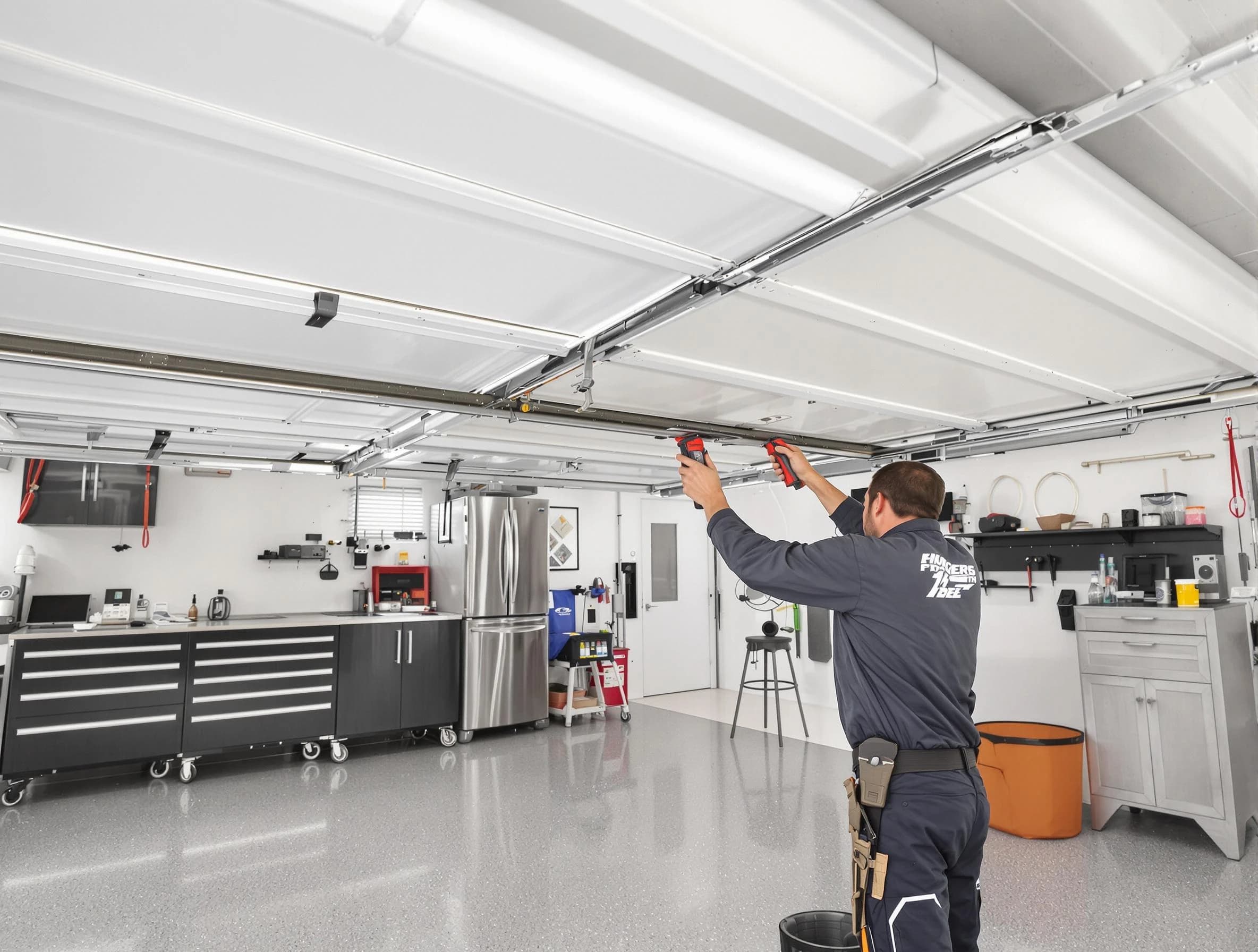 Overhead garage door repair service by Montevallo Garage Door Repair in Montevallo