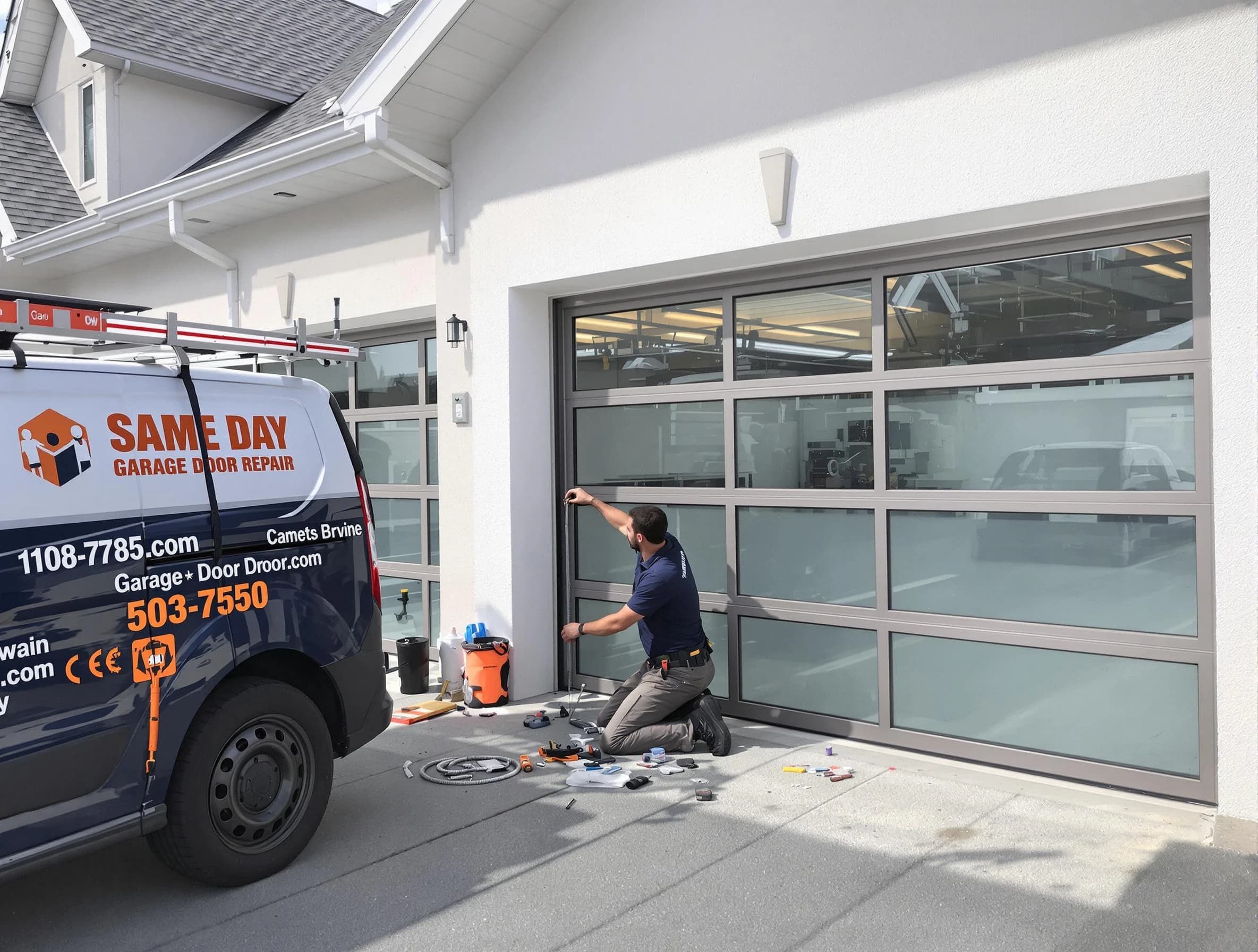 Same-day garage door repair service by Montevallo Garage Door Repair in Montevallo
