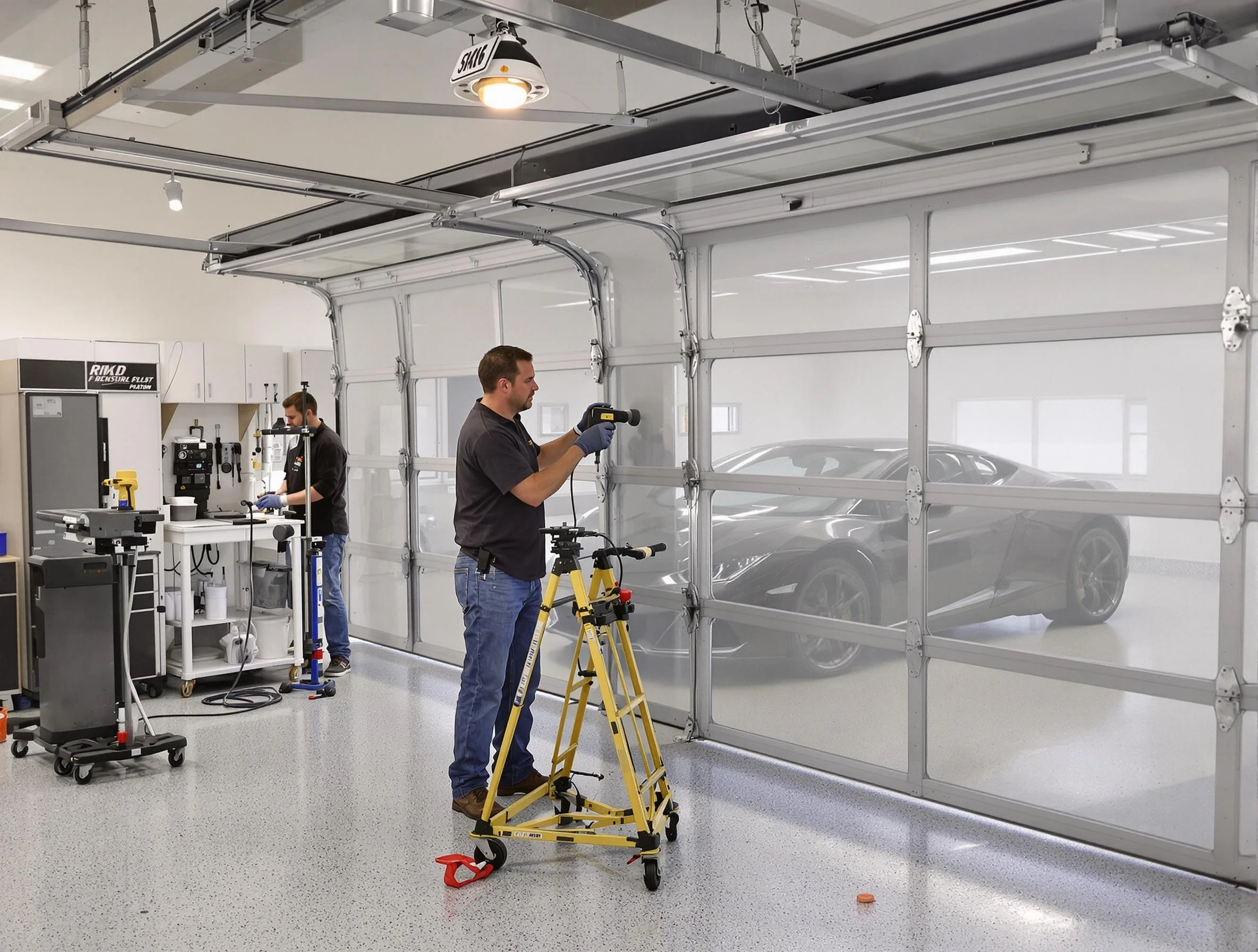 Garage Door Dents Repair in Montevallo