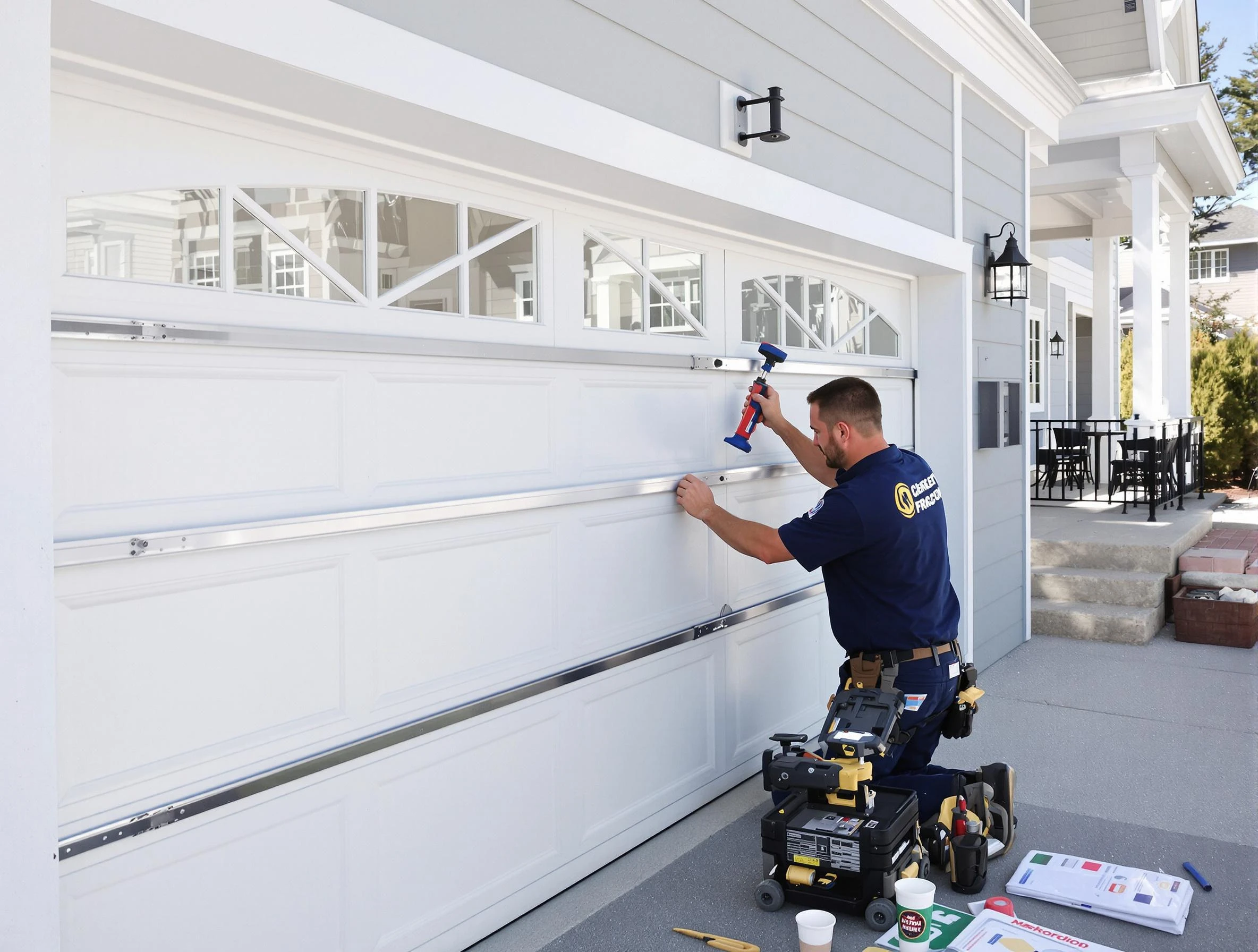 Professional garage door installation by Montevallo Garage Door Repair in Montevallo