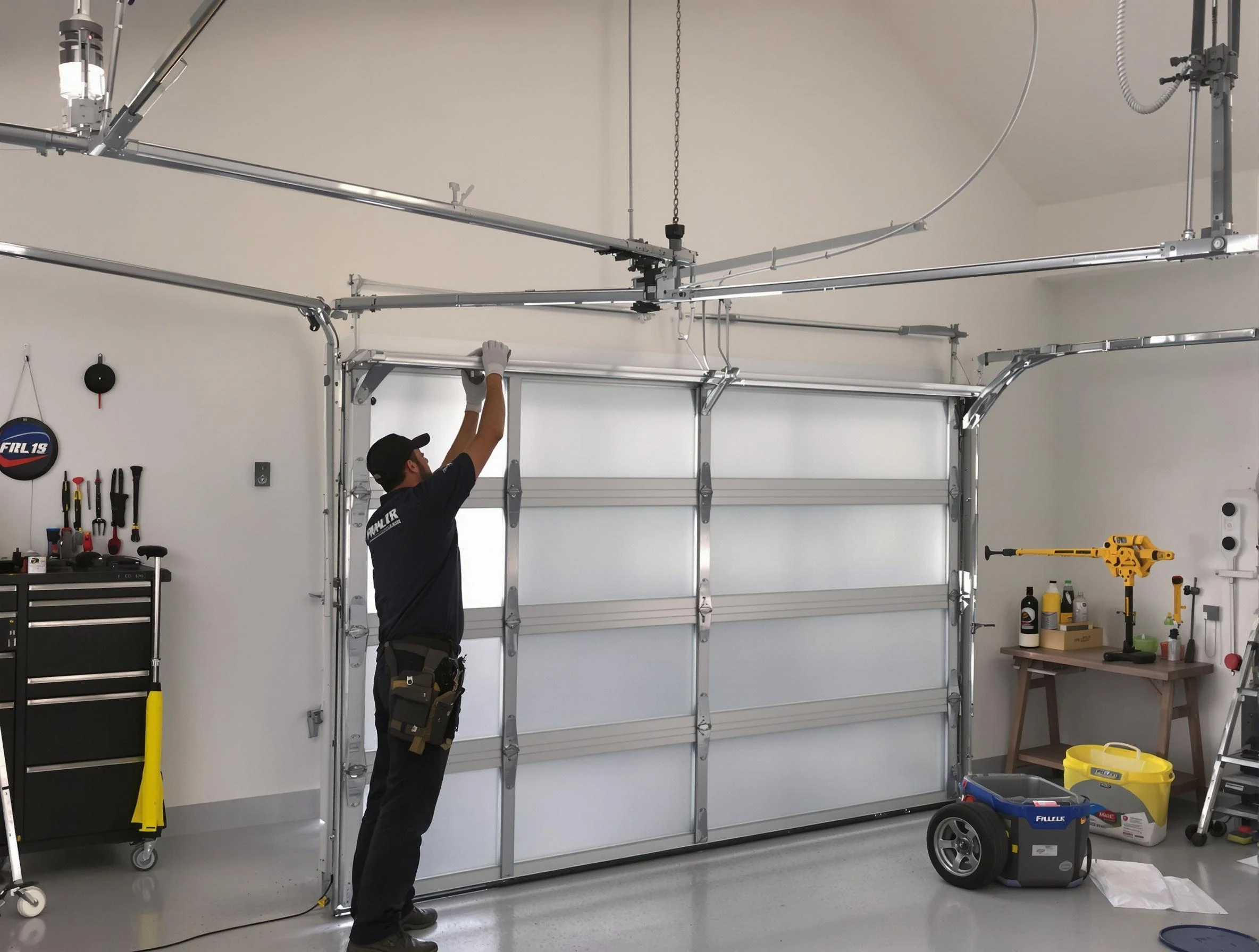 Montevallo Garage Door Repair certified team performing precision garage door installation in Montevallo