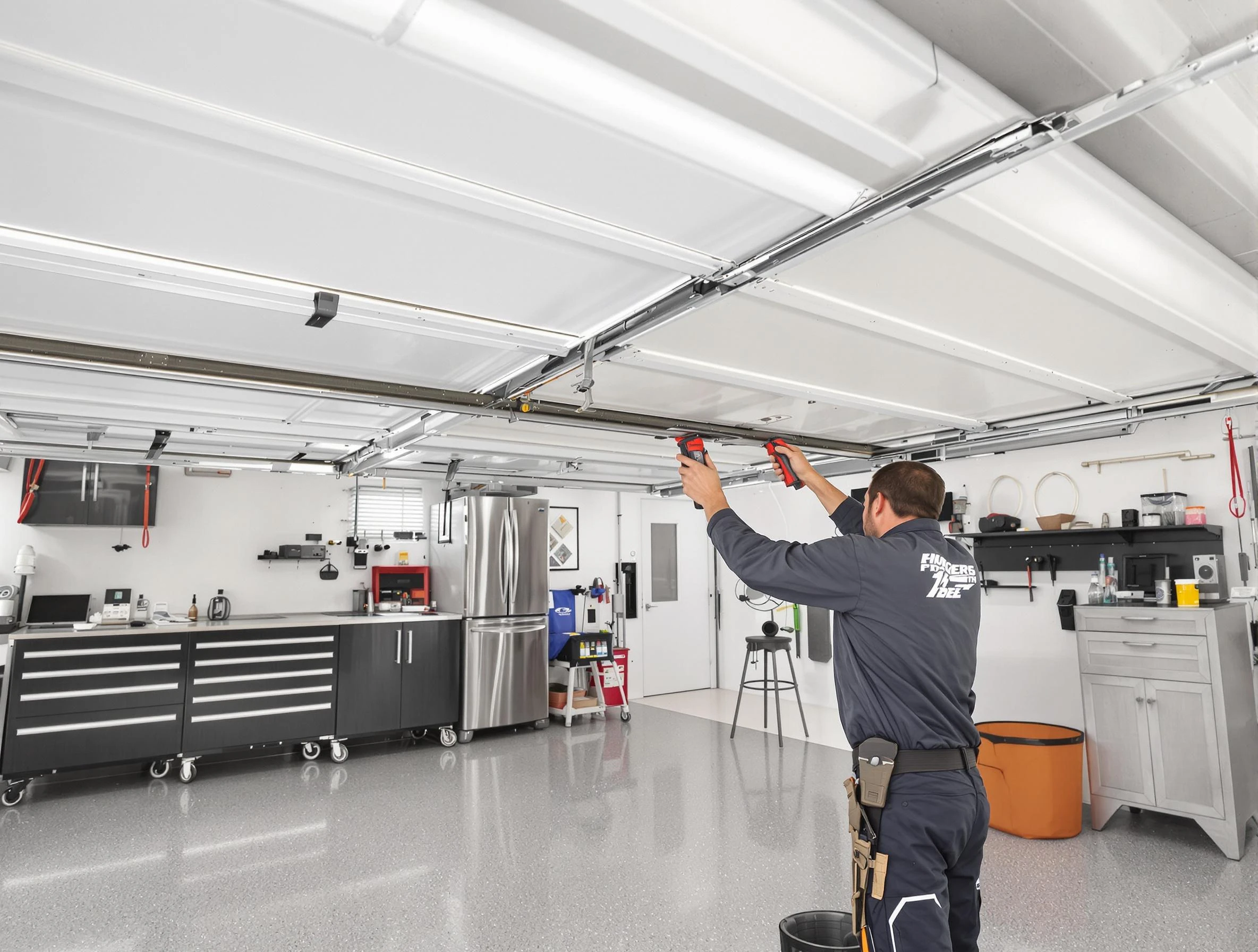 Overhead garage door repair service by Montevallo Garage Door Repair in Montevallo