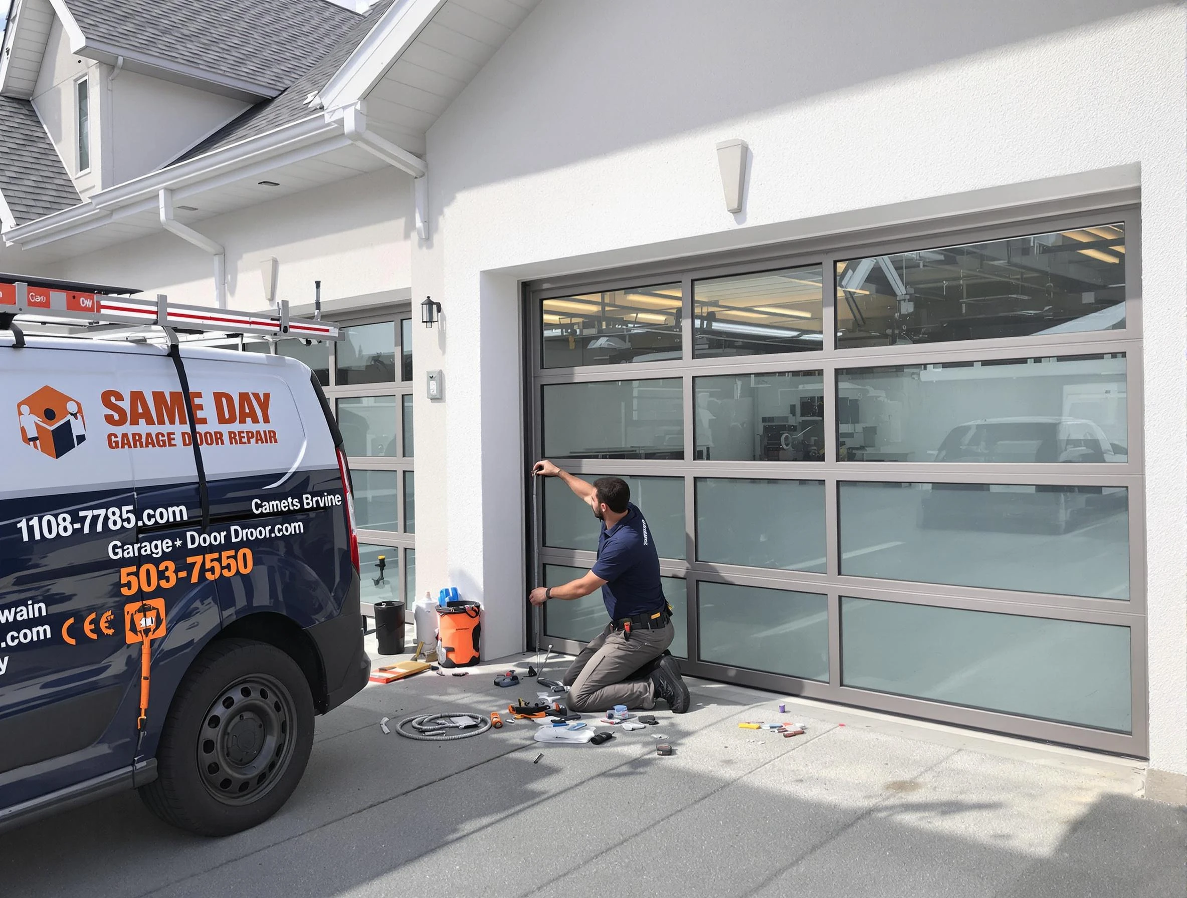 Same-day garage door repair service by Montevallo Garage Door Repair in Montevallo